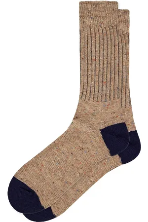 ANONYMOUS ISM Tweed Nep Crew Socks