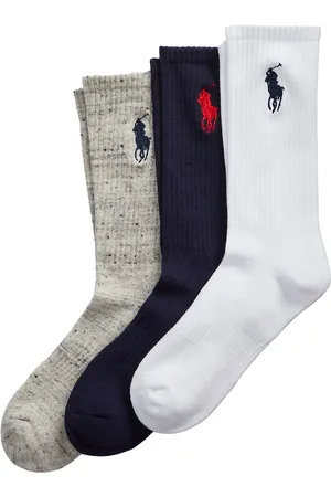 Ralph Lauren Big Pony Crew Socks (Pack of 3)