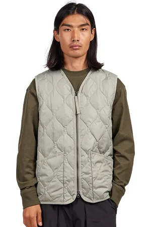 TAION Military W-Zip V Neck Down Vest