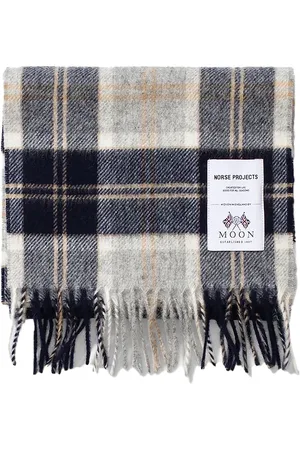 Norse projects Moon Checked Lambswool Scarf
