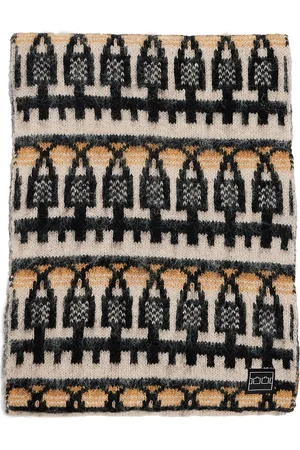 The Trilogy Tapes TTT Mohair Knitted Repeat Scarf