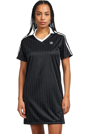 adidas Adicolor Football Jacquard V-Neck Dress