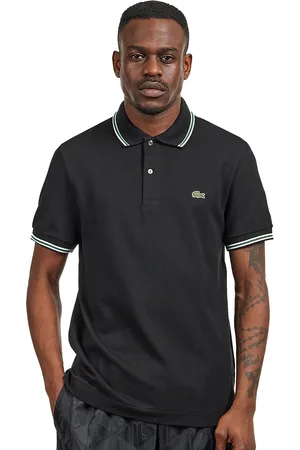 Lacoste Stripe Collar Piqué Polo