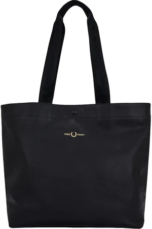 Fred Perry Tumbled Leather Tote Bag