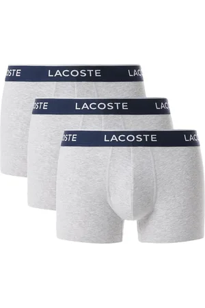 Lacoste Stretch Logo Waist Trunks (Pack of 3)