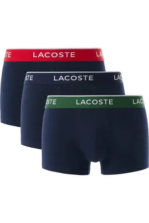 Lacoste Logo Waist Trunks (Pack of 3)