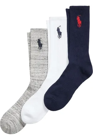 Ralph Lauren Big Pony Crew Socks (Pack of 3)