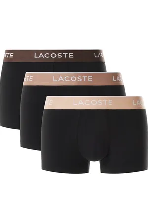 Lacoste Logo Waist Trunks (Pack of 3)