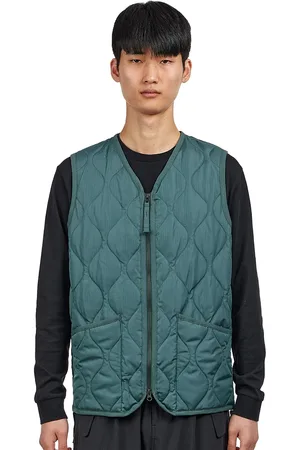 TAION Military W-Zip V Neck Down Vest
