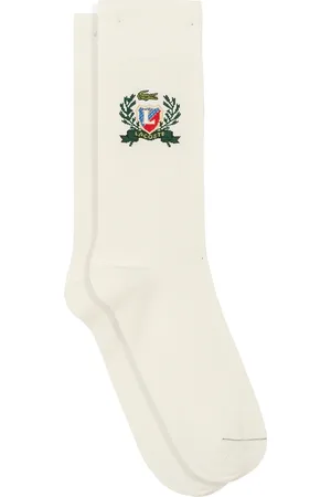 Lacoste Jacquard Intarsia Shield Socks