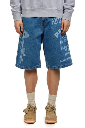 Arte Antwerp Two Prints Denim Shorts