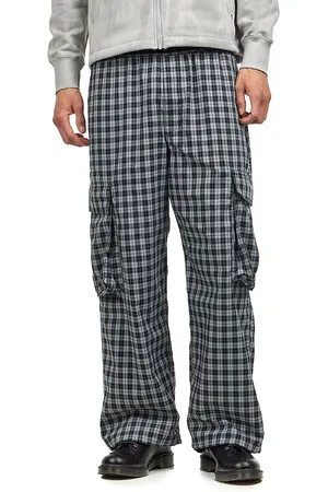 Beams Plaid Cargo Pants