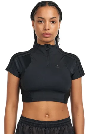 adidas Zip-Up Crop Top
