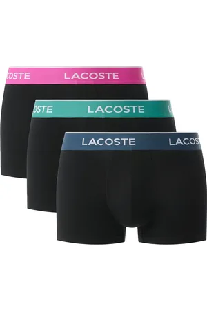 Lacoste Logo Waist Trunks (Pack of 3)