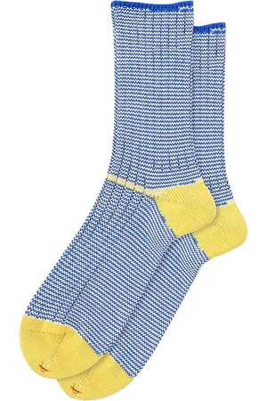 Beams Pinstripe Rib Socks