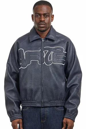 Arte Antwerp Big Logo Leather Jacket