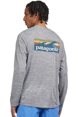 Patagonia Long-Sleeved Capilene Cool Daily Graphic Shirt - Waters