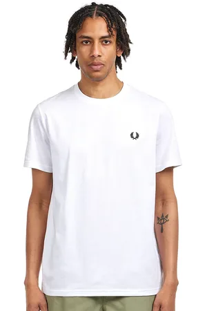 Fred Perry Rear Powder Laurel Graphic Tee