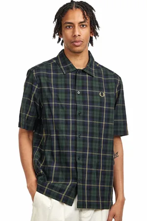 Fred Perry Tartan Twill Short Sleeve Shirt