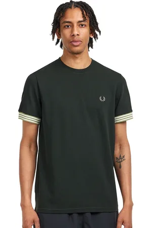 Fred Perry Striped Cuff T-Shirt