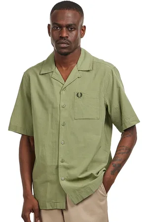 Fred Perry Lightweight Texture Revere Collar Shirt