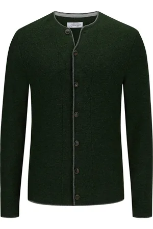 Grasegger Manufaktur Trachten-Strickjacke im Merino-Schurwoll-Mix
