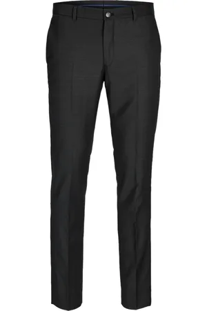 JACK & JONES Businesshose aus einem Wollmix mit Stretch