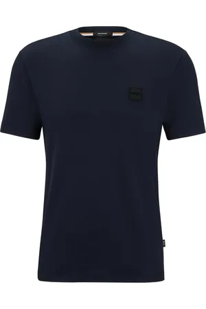 HUGO BOSS T-Shirt mit gummierter Logo-Applikation