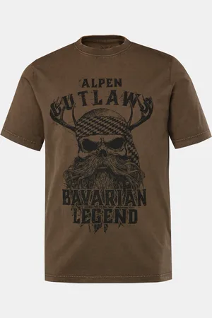 JP 1880 Jersey-T-Shirt mit Bavarian Legend-Trachtenmotiv
