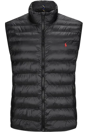 Ralph Lauren Wasserabweisende Steppweste mit Logo-Aufnäher