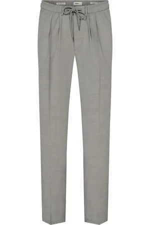 Brax Hose mit Bundfalte und Kordelzug, relaxed fit