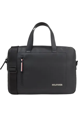 Tommy Hilfiger Schmale Laptop-Tasche mit Piquê-Struktur