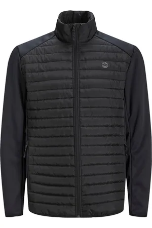 JACK & JONES Hybride Steppjacke mit Softshell-Einsätzen