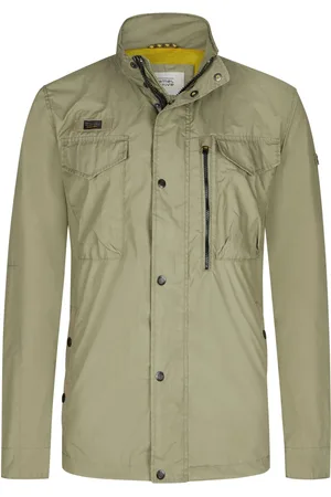 Camel Active Leichte Freizeitjacke mit Stehkragen, garment dyed