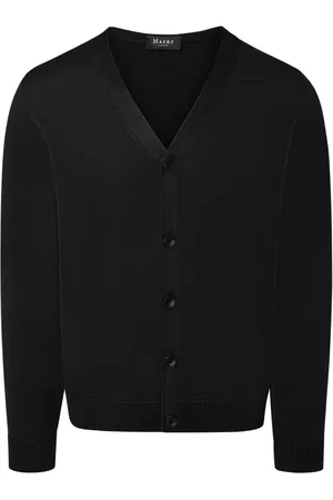 Maerz Strickjacke aus Merinowolle mit V-Ausschnitt