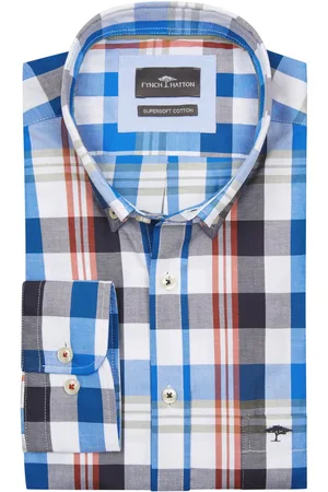 Fynch-Hatton Hemd aus Supersoft Cotton mit Karomuster