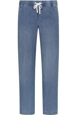 JP 1880 Chino in Denimoptik mit Dehnbund, Relaxed Fit