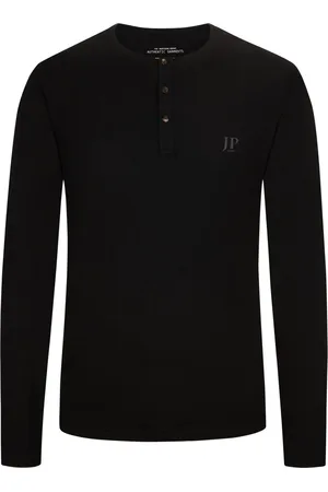 JP 1880 Longsleeve mit Serafino-Kragen