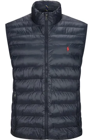 Ralph Lauren Wasserabweisende Steppweste mit Logo-Aufnäher
