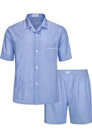 Novila Kurzer Pyjama in reiner Baumwolle