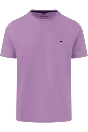 Fynch-Hatton T-Shirt aus Baumwolle mit gummiertem Logo, Extralang