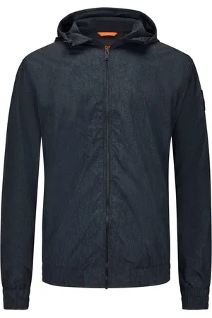 HUGO BOSS Jacke Landye mit Crinkle-Effekt