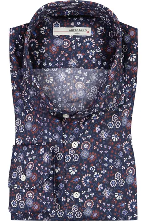 ARTIGIANO Hemd mit Blüten-Allover-Print