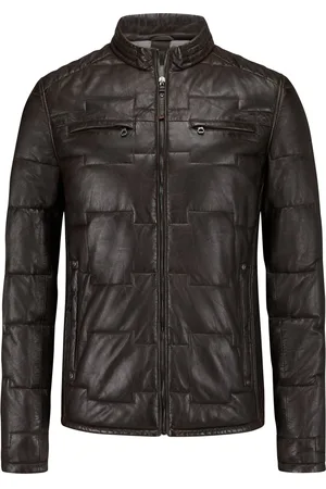 Mauritius Steppjacke aus Nappa-Leder