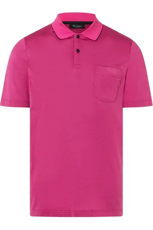 Maerz Poloshirt mit feiner Musterung und Brusttasche