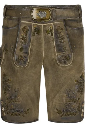Maddox Country Lederhose mit Stickerei