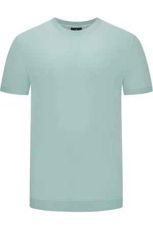 Ragman T-Shirt aus Baumwolle mit Bündchen