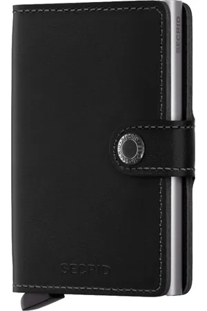 Secrid Kompakter Leder-Geldbeutel mit Cardprotector