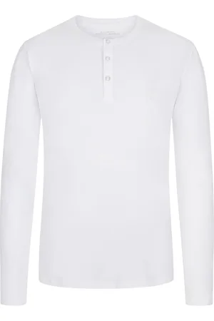 JP 1880 Longsleeve mit Serafino-Kragen