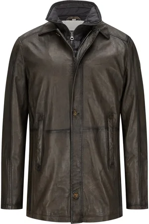 Mauritius Lederjacke mit heraustrennbarer Blende